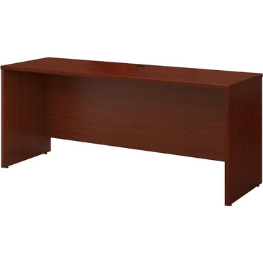 Bush Business Furniture Series C 72W x 24D Credenza Desk in Mahogany